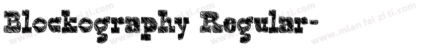 Blockography Regular字体转换